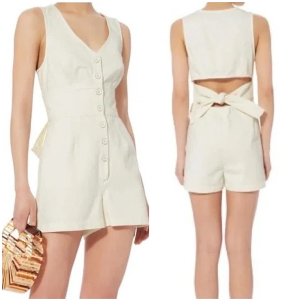 Intermix Christie Denim Romper Size‎ 4